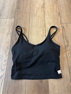 Vuori Black Double-Strap Tank Top